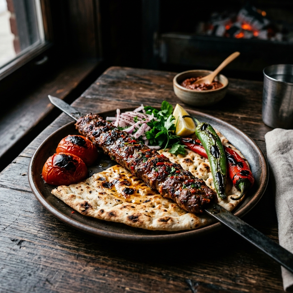 Zırh kıyma Adana kebap